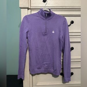 🚨LAST CHANCE: Brooks Brothers Lavender 1/4 Zip Pullover Size S